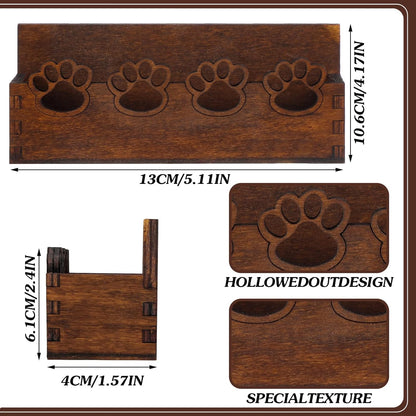 2 Pcs Business Card Holder for Desk Cute Business Card Holder
