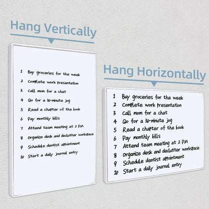 Magnetic Dry Erase Board, Mini Dry Erase Whiteboard Easel for Desk