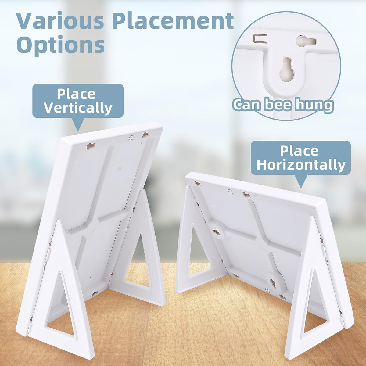 Magnetic Dry Erase Board, Mini Dry Erase Whiteboard Easel for Desk