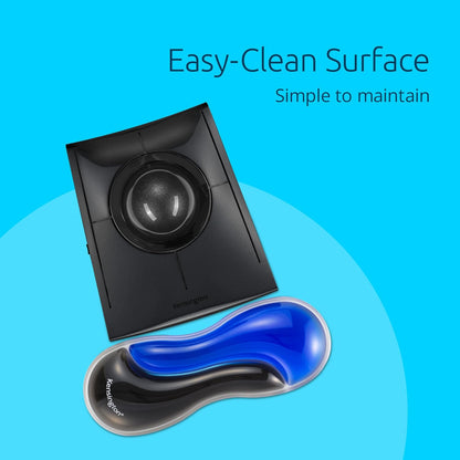 Slim Duo Gel Wrist Rest for Low Profile Keyboard, Wrist Pad for Keyboard, Ergonomic Wrist Pad for Computer, Non-Skid Computer Pad with Wrist Support, Blue K62441WW, 19" x 3.7"x 0.7”