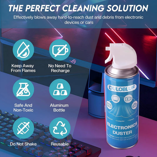 Compressed Air Duster: Computer Keyboard Air Cleaner