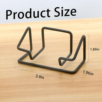 2 Pack Gold Metal Business Card Holder for Desk, Card Stand for Office Home