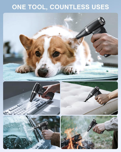 Compressed Air Duster Electric Blower Cordless Canned Air Substitute