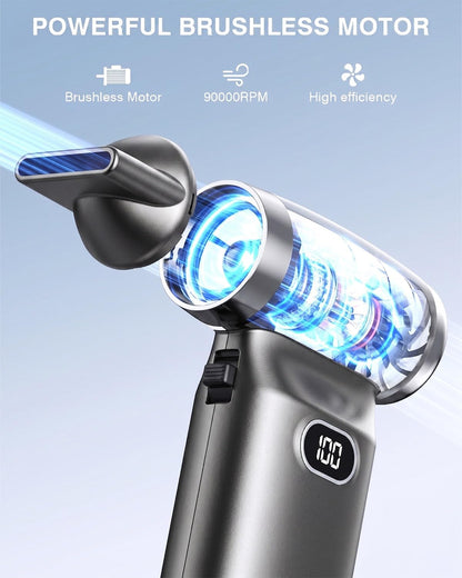 Compressed Air Duster Electric Blower Cordless Canned Air Substitute