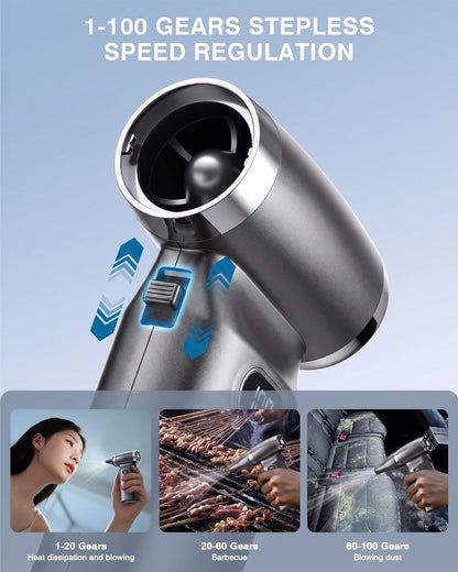 Compressed Air Duster Electric Blower Cordless Canned Air Substitute