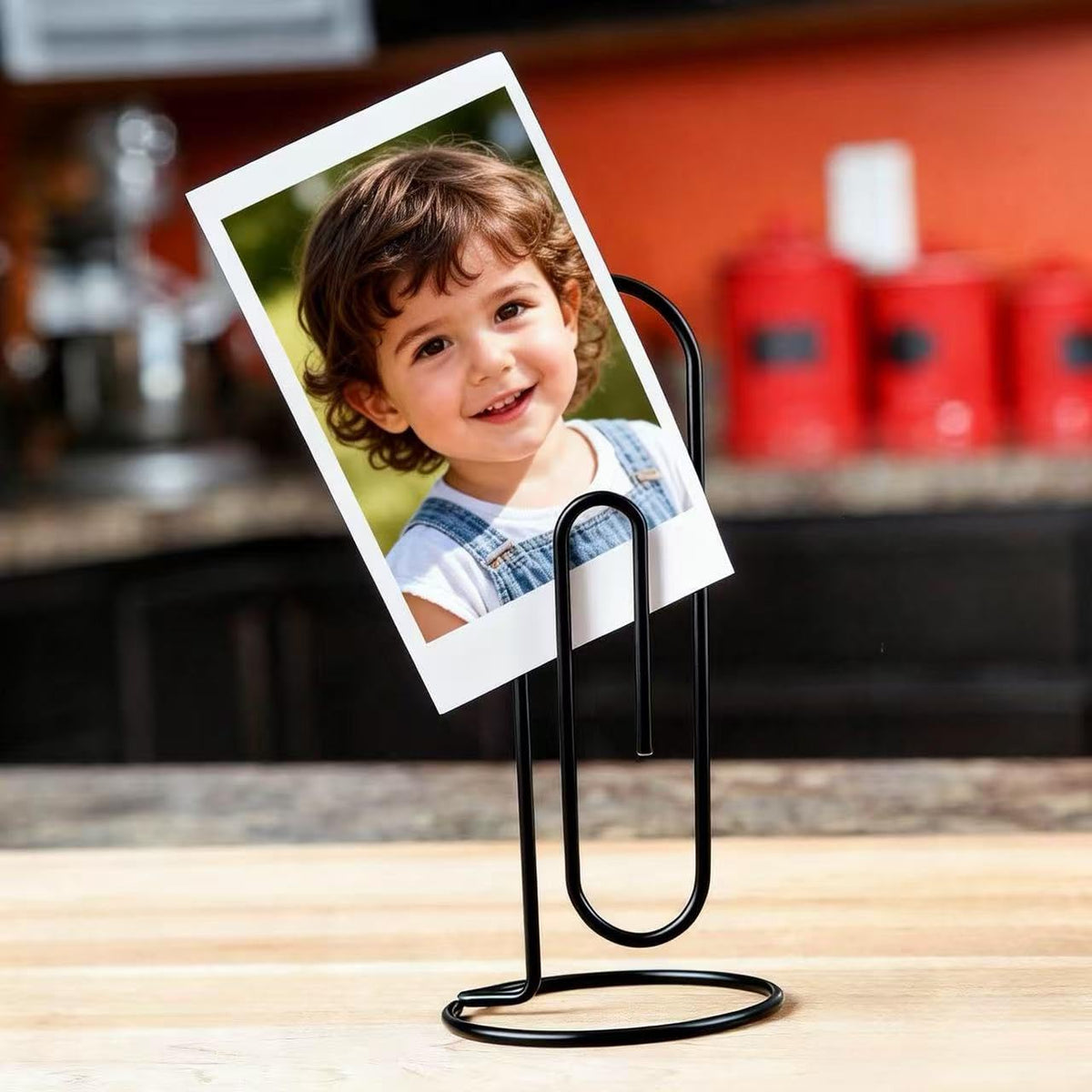 7.2-Inch Desktop Memo Holder 4Pcs Base Clip Jumbo Desk Paper Clip Table Number Holder Picture Note Photo Stand Office Accessory