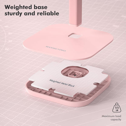 Headphone Stand, Desktop Headset Holder Desk Earphone Stand Aluminum Headset Hanger Headphone Rack Stand to Hold Earphones Such as Airpods Max, Sony, Beats, Bose, Razer, HyperX(Pink)