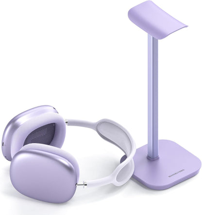 Headphone Stand, Desktop Headset Holder Desk Earphone Stand Aluminum Headset Hanger Headphone Rack Stand to Hold Earphones Such as Airpods Max, Sony, Beats, Bose, Razer, HyperX(Pink)