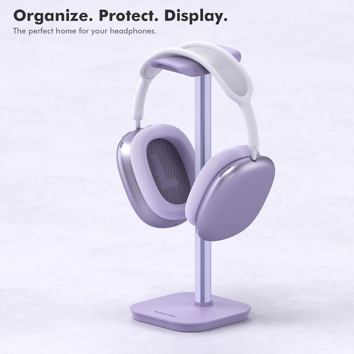 Headphone Stand, Desktop Headset Holder Desk Earphone Stand Aluminum Headset Hanger Headphone Rack Stand to Hold Earphones Such as Airpods Max, Sony, Beats, Bose, Razer, HyperX(Pink)