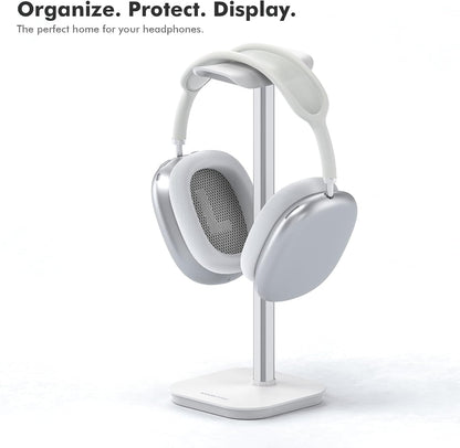 Headphone Stand, Desktop Headset Holder Desk Earphone Stand Aluminum Headset Hanger Headphone Rack Stand to Hold Earphones Such as Airpods Max, Sony, Beats, Bose, Razer, HyperX(Pink)