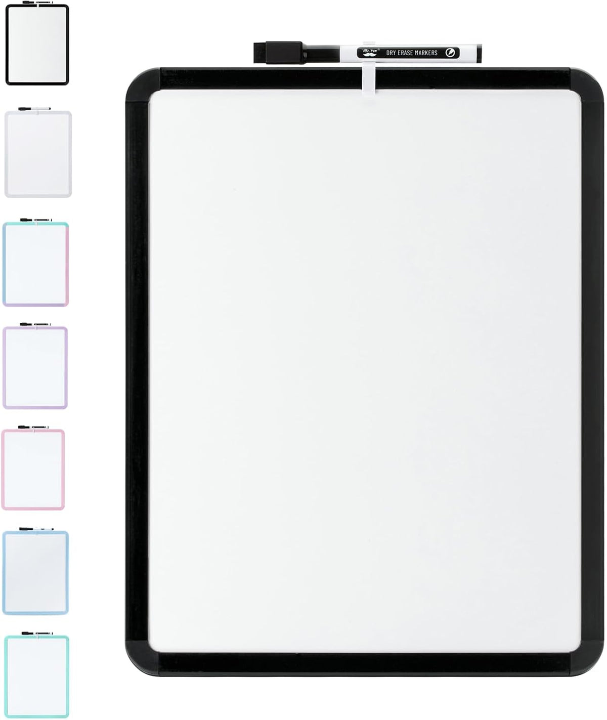 Dry Erase Board, 14” x 11”, White Frame