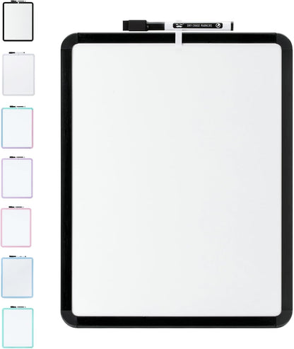Dry Erase Board, 14” x 11”, White Frame