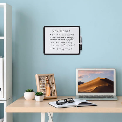 Dry Erase Board, 14” x 11”, White Frame