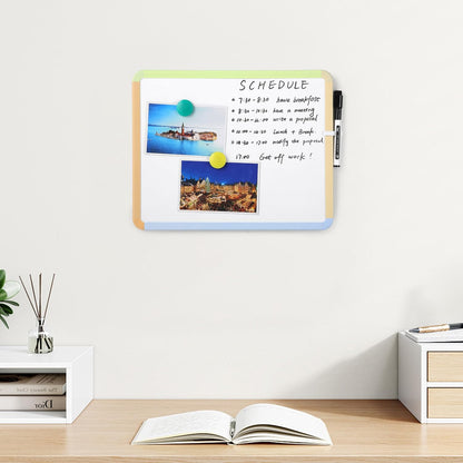 Dry Erase Board, 14” x 11”, White Frame