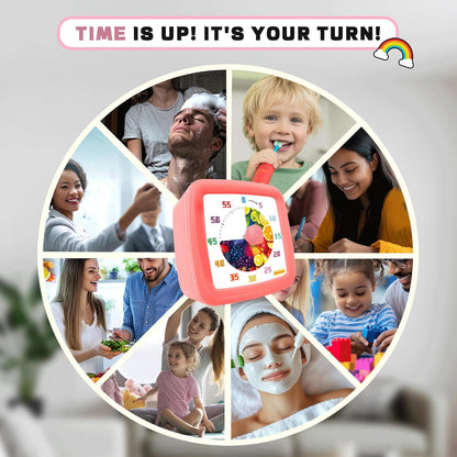 Visual Timer for Kids, 60-Minute Countdown Timer for Classroom Office Kitchen, Pomodoro Timer Spaceman Pattern, Time Management Tools with Silent Operation,Desk Time Clock for Kids and Adults
