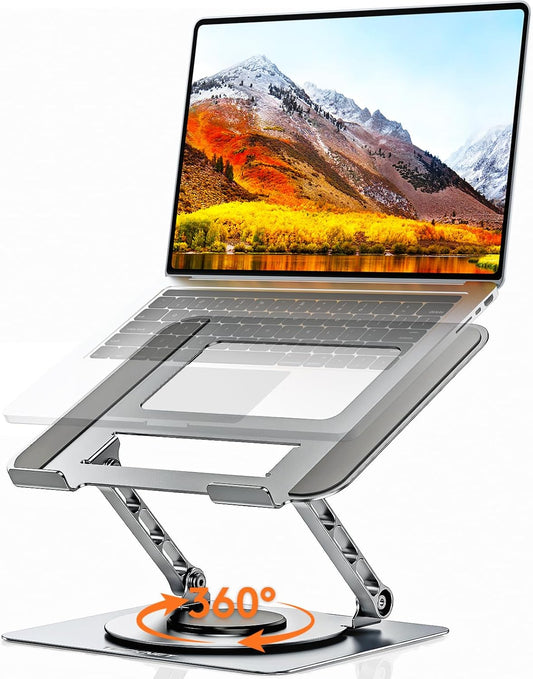 Laptop Stand for Desk, 360° Rotating Laptop Stand for 10-17" Laptop