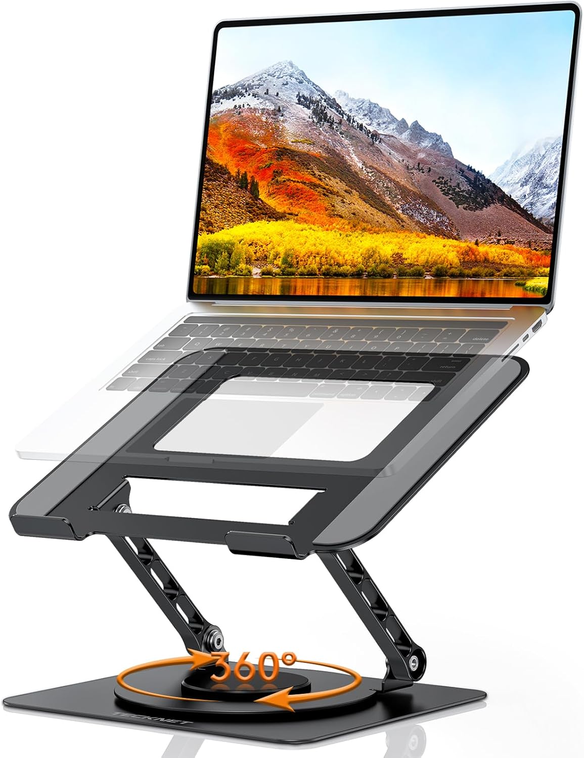 Laptop Stand for Desk, 360° Rotating Laptop Stand for 10-17" Laptop