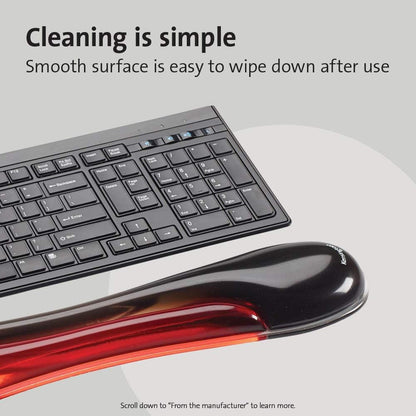 Duo Gel Mouse Pad with Wrist Rest, Ergonomic Wrist Support for Pain Relief, Comfortable Non-Skid Gel Pad for Computer, Laptop, Office & Home 9.6" x 7.6", Blue K62401AM