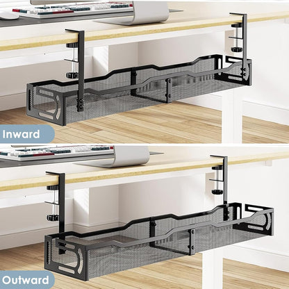 Cable Management, 25'' Cable Management Under Desk, Cable Tray