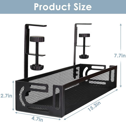 Cable Management, 25'' Cable Management Under Desk, Cable Tray