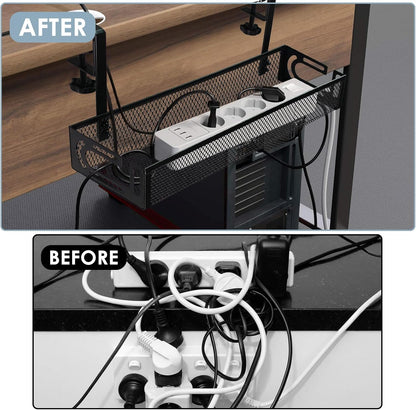 Cable Management, 25'' Cable Management Under Desk, Cable Tray
