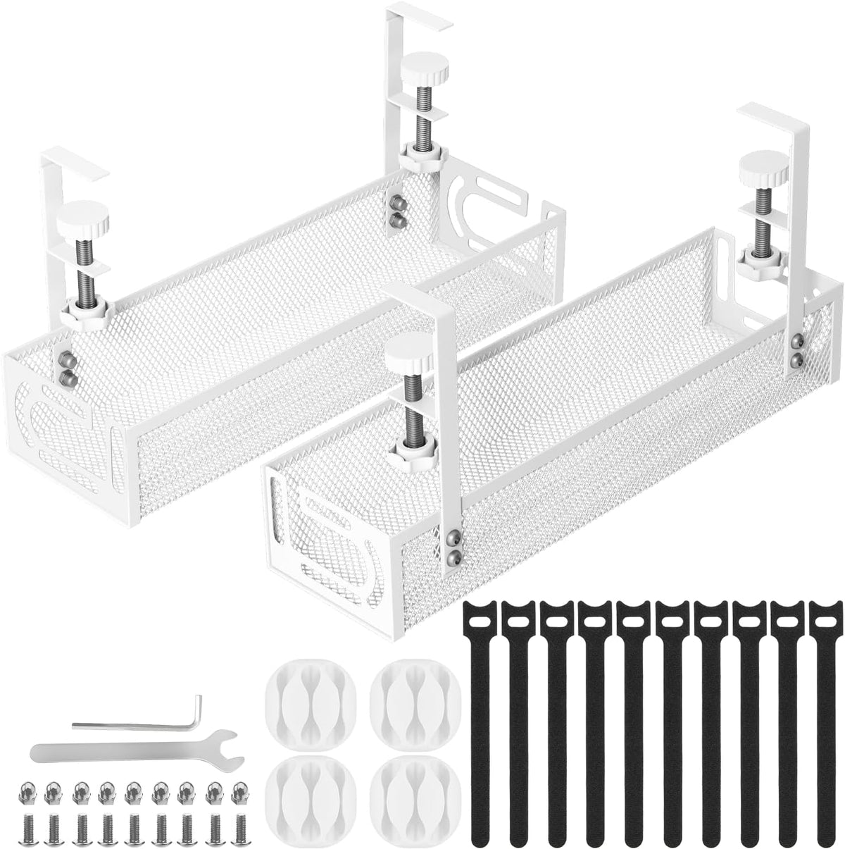 Cable Management, 25'' Cable Management Under Desk, Cable Tray