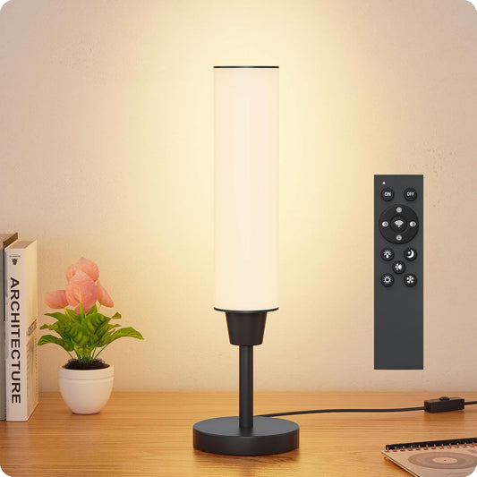 Table Lamp with Remote, Black