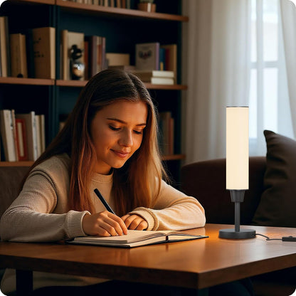 Table Lamp with Remote, Black