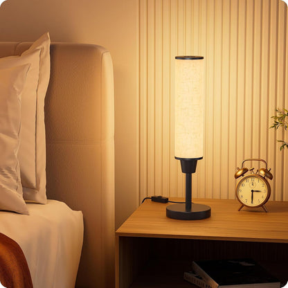 Table Lamp with Remote, Black