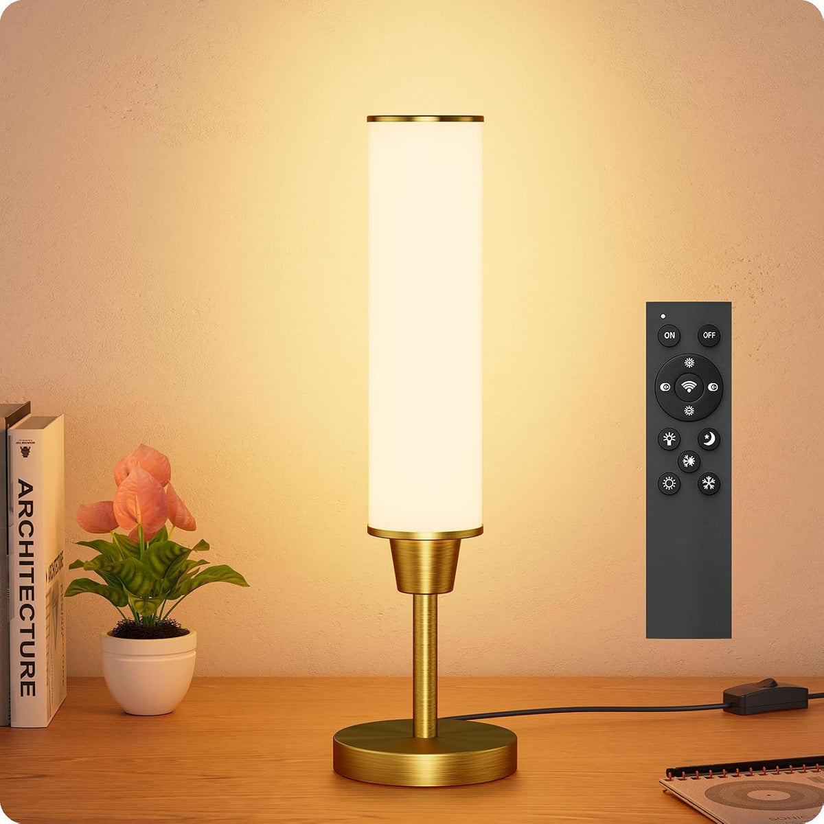 Table Lamp with Remote, Black