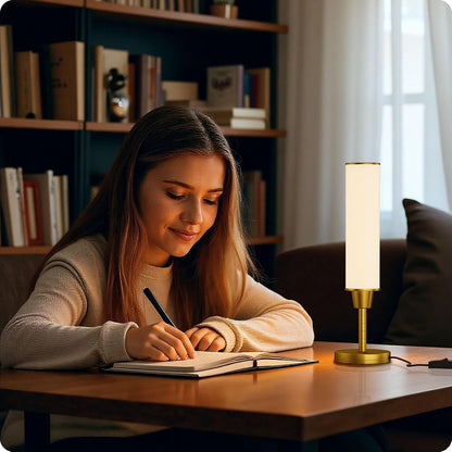 Table Lamp with Remote, Black