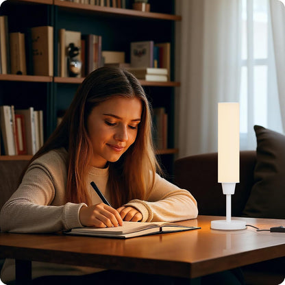Table Lamp with Remote, Black