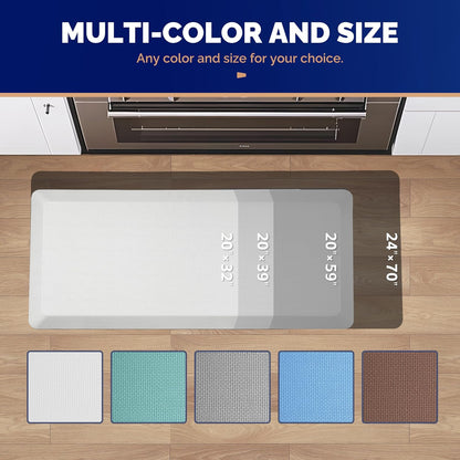 Anti Fatigue Mat for Standing Desk & Kitchen Floor, 9/10 Extra Thick