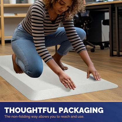 Anti Fatigue Mat for Standing Desk & Kitchen Floor, 9/10 Extra Thick