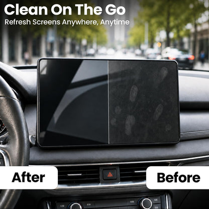 Electronic Wipes Screen Cleaner - Screen Wipes TV Screen Cleaner Wipes, Computer Screen Wipes, Laptop Screen Cleaner, ipad & Monitor Cleaner, Screen Cleaning Wipes - [90 Wipes + Microfiber Cloth]