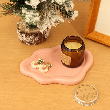 CCINPPY Ceramic Cloud Jewelry Tray Trinket Dish Key Bowl Nightstand Decor