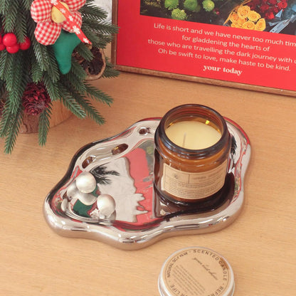 CCINPPY Ceramic Cloud Jewelry Tray Trinket Dish Key Bowl Nightstand Decor