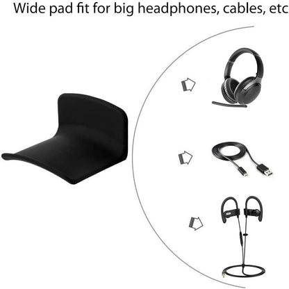 Neetto HS907 - Universal Headphone Hanger for Wall or Desk
