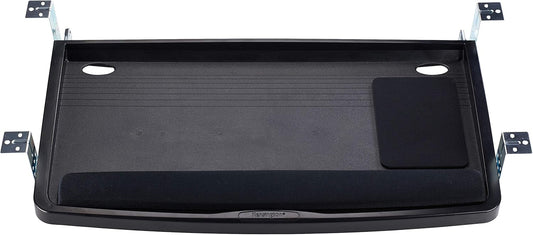 Keyboard Tray Under Desk, SmartFit Ergonomic Slide-Out Keyboard Drawer with Cable Management, Extra-Wide Height Adjustable Keyboard Holder, 24.5" x 11.75", Black K60004US