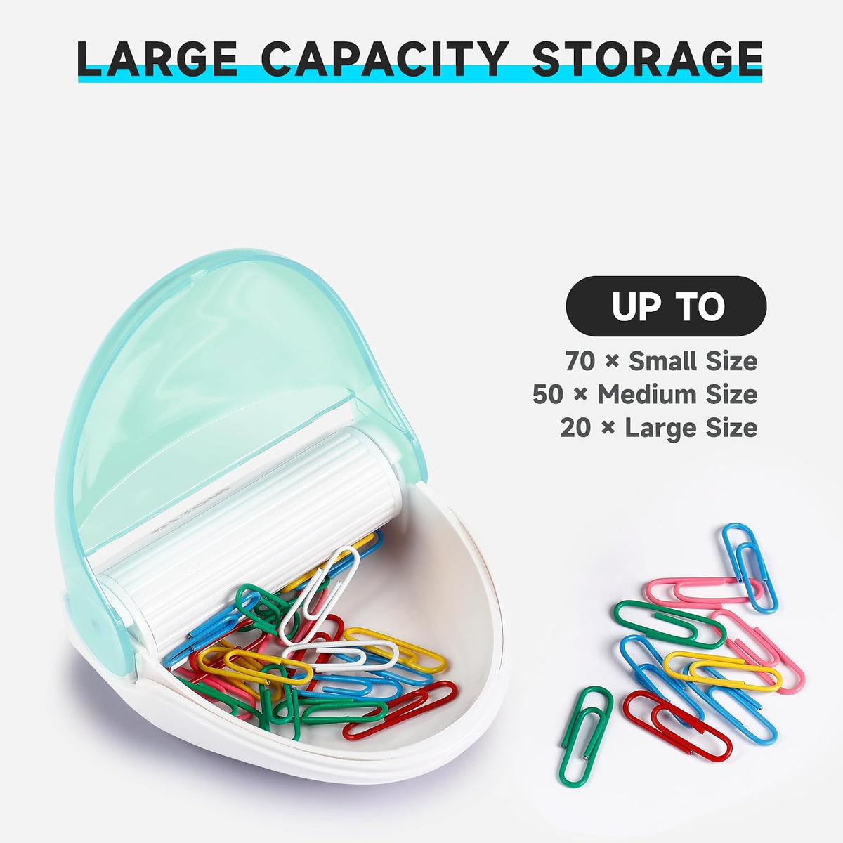 Paper Clip Holder,Magnetic Paper Clip Holder for Desk