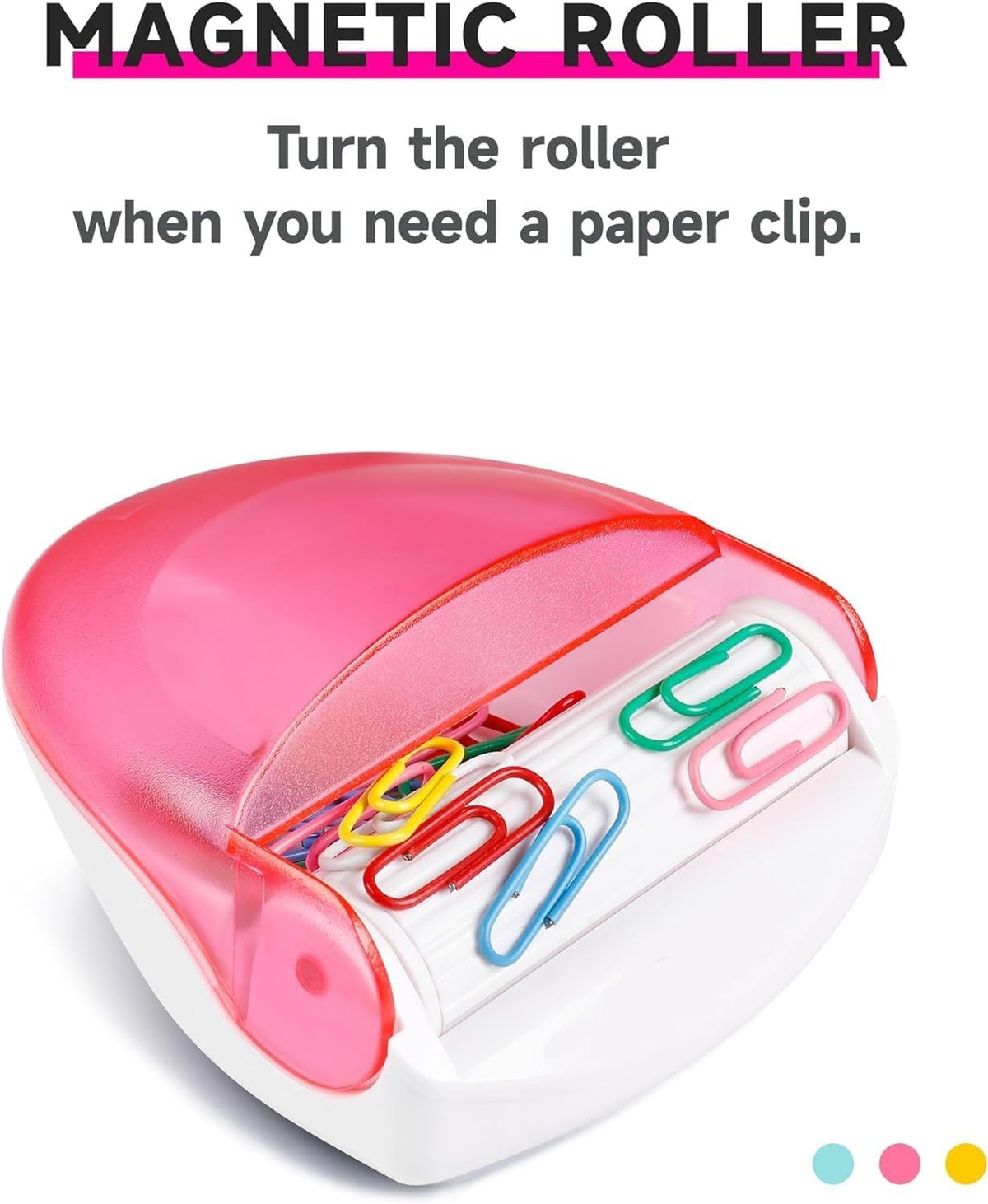 Paper Clip Holder,Magnetic Paper Clip Holder for Desk