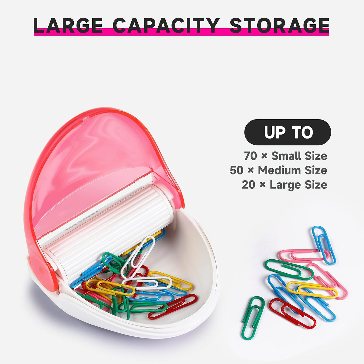 Paper Clip Holder,Magnetic Paper Clip Holder for Desk