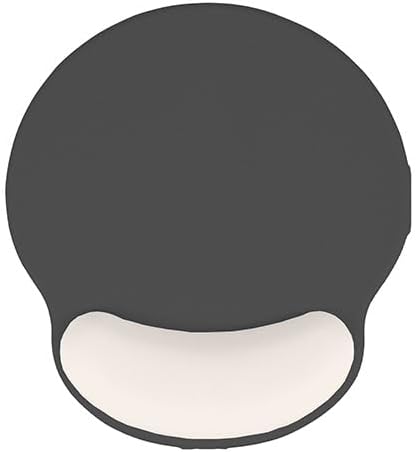 Ergonomic Mouse Pad with Wrist Rest, Comfortable Silicone Non-Slip Computer Pain Relief Gel Mouse Mat with Wrist Support for Gaming, Work, Office, Women & Men, Cute Pattern, Beige