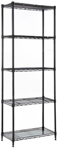 M MZG 450 lbs Steel Storage Shelving 3-Tier Utility Shelving Unit Steel Organizer Wire Rack for Home,Kitchen,Office (11.8" D x 17.7" W x 26.3" H) - Colors B