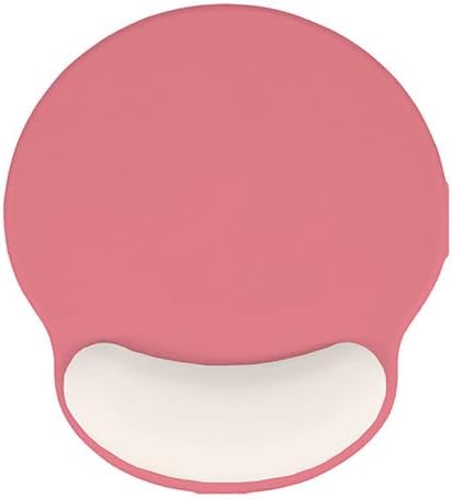 Ergonomic Mouse Pad with Wrist Rest, Comfortable Silicone Non-Slip Computer Pain Relief Gel Mouse Mat with Wrist Support for Gaming, Work, Office, Women & Men, Cute Pattern, Beige