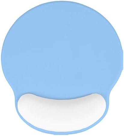 Ergonomic Mouse Pad with Wrist Rest, Comfortable Silicone Non-Slip Computer Pain Relief Gel Mouse Mat with Wrist Support for Gaming, Work, Office, Women & Men, Cute Pattern, Beige