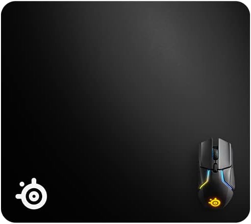 QcK Gaming Mouse Pad - XXL Cloth - Peak Tracking and Stability - Esports Mousepad - Never-Slip - Full Desk Coverage