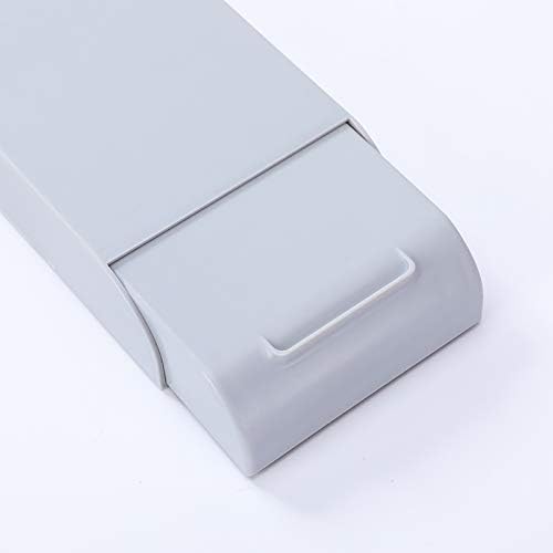 Under Table Drawer, Hidden Self-Adhesive Pencil Tray Drawer,Under Desk Holder Storage Box, Stationery Pencil Storage Drawer Organizer for Office/School/Kitchen (1 Pack Grey)