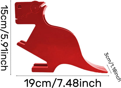 Dinosaur Note Holder - Memo Dispenser Organizer, Funny Desk Accessories & Office Supplies, Pen and Note Storage (Green)