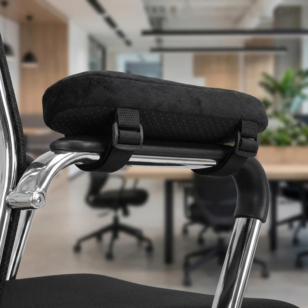 Memory Foam Office Chair Armrest Covers – 2 Pack Arm Pads